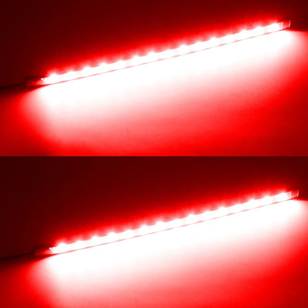 2pcs Car Ambient Lighting Strip | Waterproof 12V LED Decorative Neon Lamp for Auto Interior